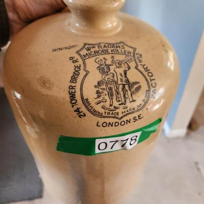 William Radam's Microbe Killer London Stoneware Jug