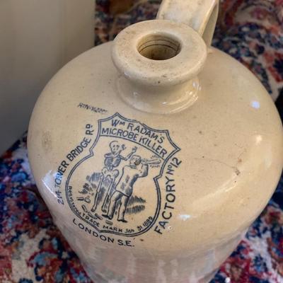 William Radam's Microbe Killer London Stoneware Jug