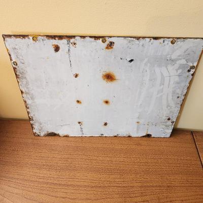 Vintage Heavy Bond Bread Porcelain Enamel Sign 19X14