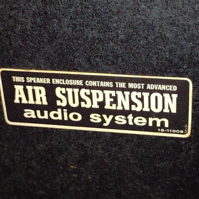 Air Suspension Audio System Speakers- Four Count- Approx 15" x 10 1/2" x 26" Tall