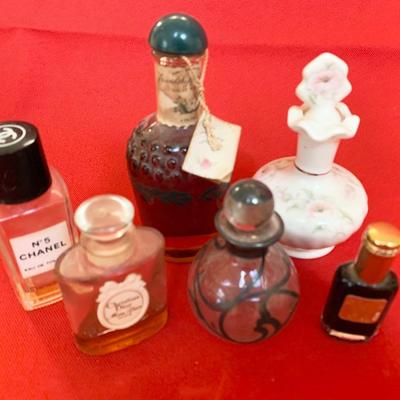 Antique Pefumes Lot Chanel Silver Overlay +++