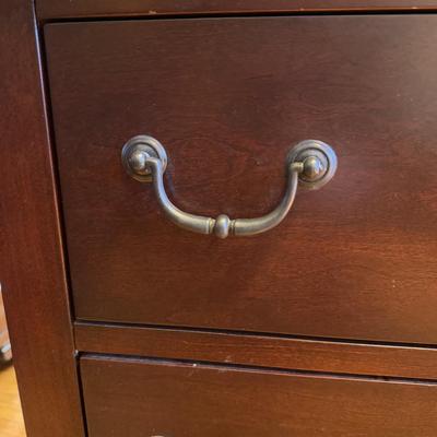 Broyhill Two-Drawer Wooden Nightstand (GB-DZ)