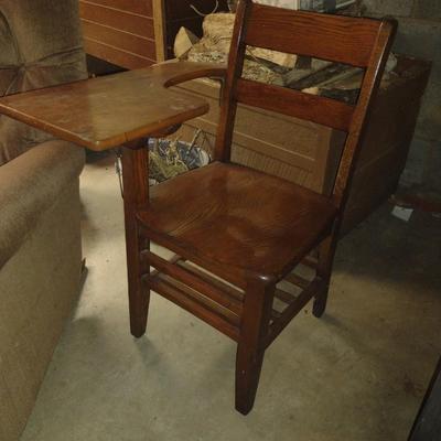 Vintage Wooden School Desk