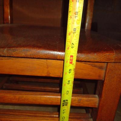 Vintage Wooden School Desk