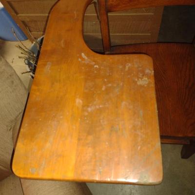 Vintage Wooden School Desk