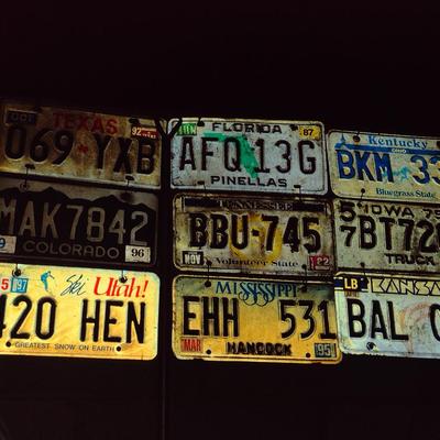 Collection of Automobile Tags- Approx 23 Pieces