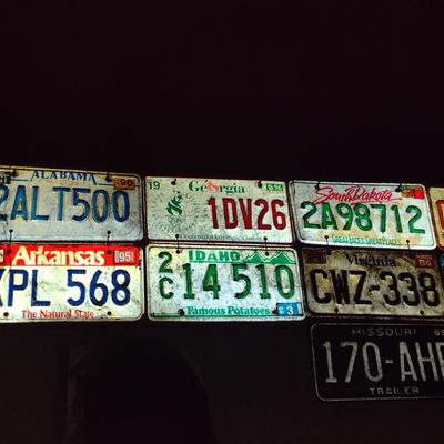 Collection of Automobile Tags- Approx 23 Pieces