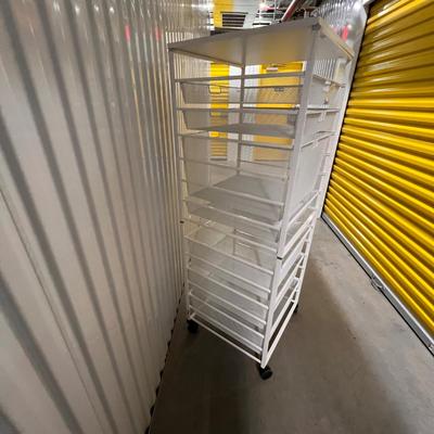 Elfa 1-Runner Drawer & Smaller Pink Unit (1018B-RG)