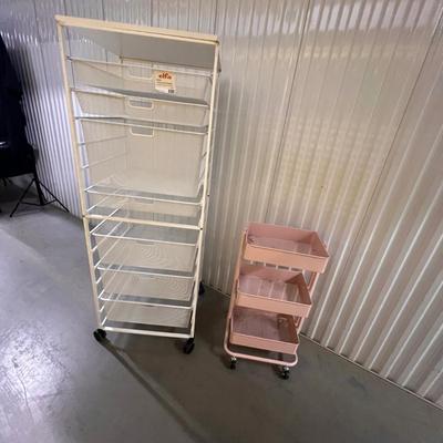 Elfa 1-Runner Drawer & Smaller Pink Unit (1018B-RG)