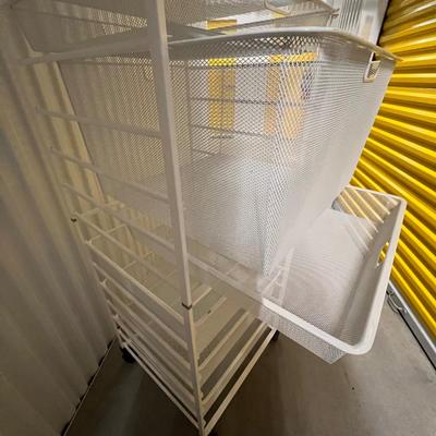 Elfa 1-Runner Drawer & Smaller Pink Unit (1018B-RG)