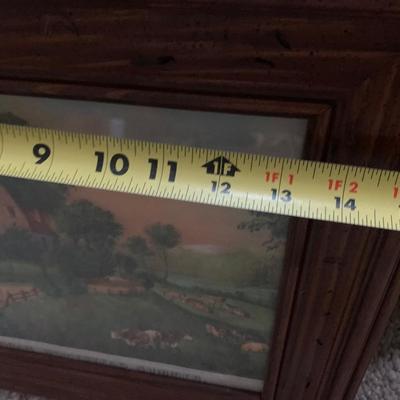2 Framed Currier & Ives Framed Prints