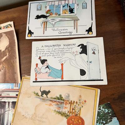 Victorian Era Scrap Book + Vintage Antique Post Cards, Valentines, Ephemera