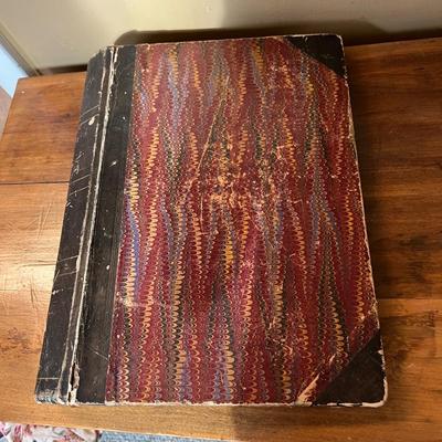 Victorian Era Scrap Book + Vintage Antique Post Cards, Valentines, Ephemera