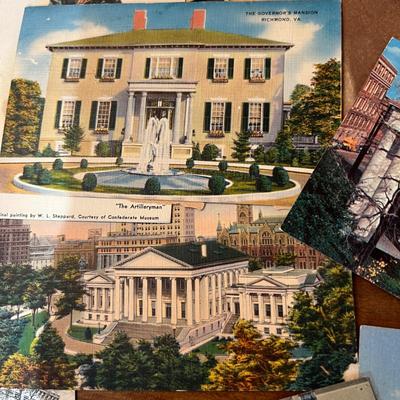 Victorian Era Scrap Book + Vintage Antique Post Cards, Valentines, Ephemera