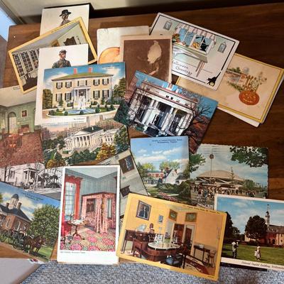 Victorian Era Scrap Book + Vintage Antique Post Cards, Valentines, Ephemera