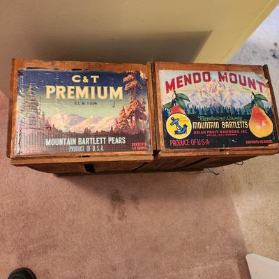 2 Advertising Crates Attached