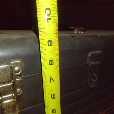 Vintage Craftsman Metal Tool Box- Approx 20" x 8" x 9" Tall