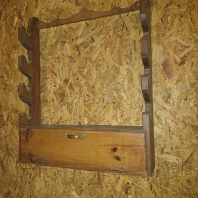 Wooden Gun Rack- Approx 26" Wide