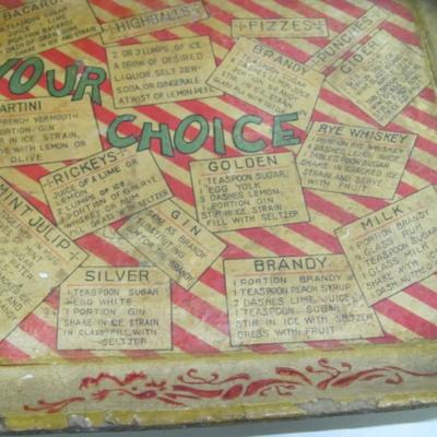 Vintage What's Your Choice Serving Tray Vintage Norstar Tin Scoop