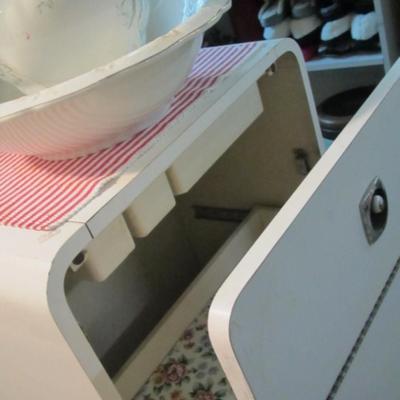 Vintage Kitchen Cart On Wheels