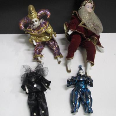 Porcelain Clown Figures
