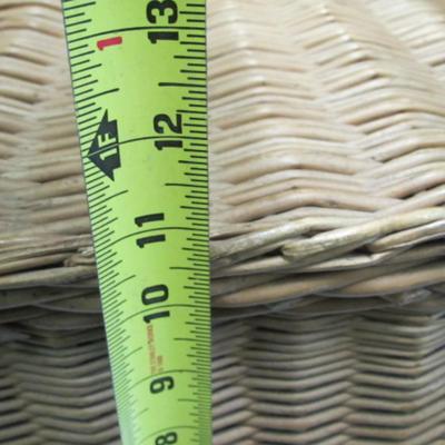 Bushel Basket & Wicker Basket