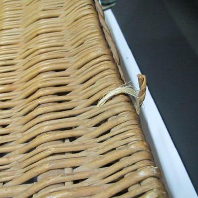 Bushel Basket & Wicker Basket