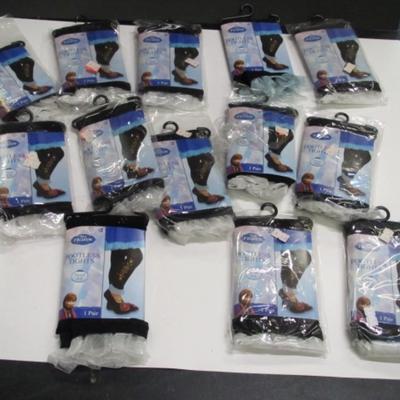 Disney Frozen Footless Tights Small 4-6
