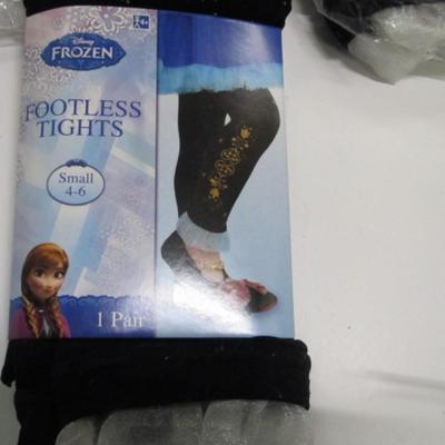 Disney Frozen Footless Tights Small 4-6