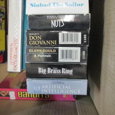 Collection Of VHS Tapes