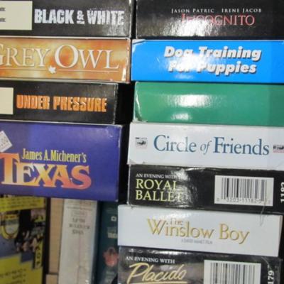 Collection Of VHS Tapes