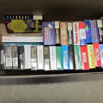 Collection Of VHS Tapes