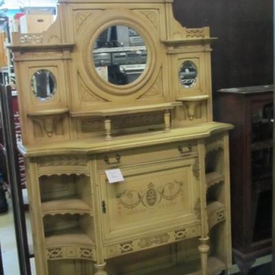 Antique Sideboard Approx 88" Tall