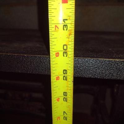Cast Metal Sewing Machine Base Converted to Table- Approx 27" x 18" x 30" Tall