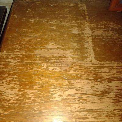 Wooden Knee Hole Desk- Approx 52" x 22" x 30 1/2"