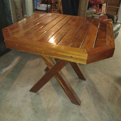 Wooden Octagonal Table- Approx 37 1/2" x 37 1/2" x 31 1/2" Tall