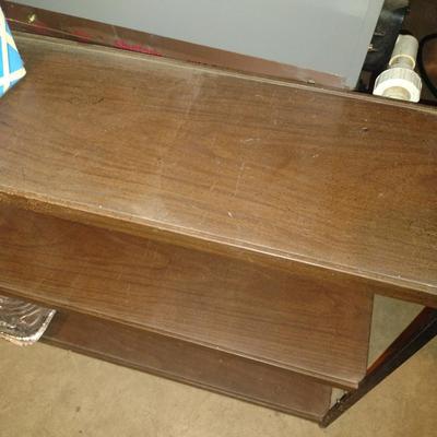 Vintage Metal Shelf- Approx 9 1/2" x 36" x 36" Tall (No Contents)