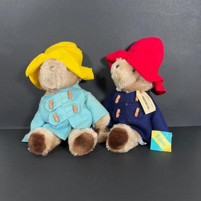 LOT 34: Vintage Eden Paddinton Bear Plush, Retired Target Bullseye Plush, TY Beanies & More