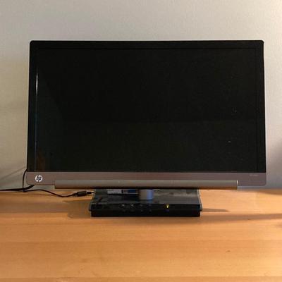 LOT 55: HP 2301 Monitor Model #3CM243038B, Epson Color Printer ET-2550 Model #C462R and Microsoft Mouse