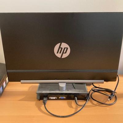 LOT 55: HP 2301 Monitor Model #3CM243038B, Epson Color Printer ET-2550 Model #C462R and Microsoft Mouse