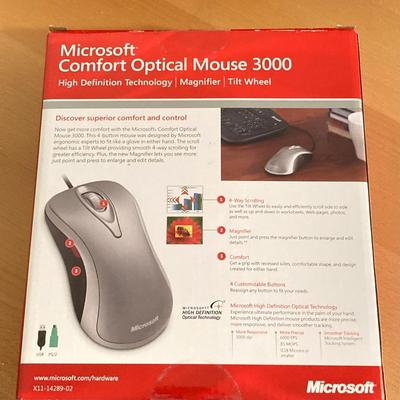 LOT 55: HP 2301 Monitor Model #3CM243038B, Epson Color Printer ET-2550 Model #C462R and Microsoft Mouse