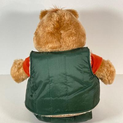 LOT 56: Teddy Ruxpin Collection - Speaking Teddy Bear, Books, Cassette Tapes and Pillow Cover
