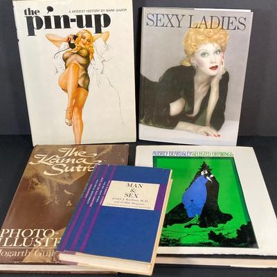 LOT 70: Collection of Adult Books / Illustrations - The Pin-Up, Sexy Ladies, Selected Drawings and More