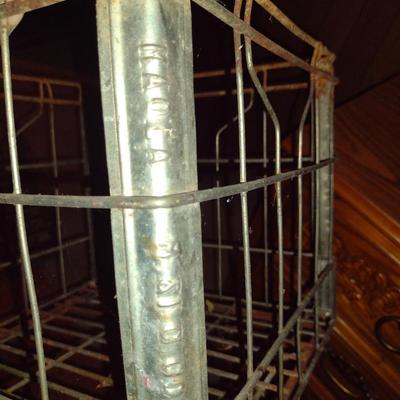 Pair of Metal Milk Crates- Coble and Maola