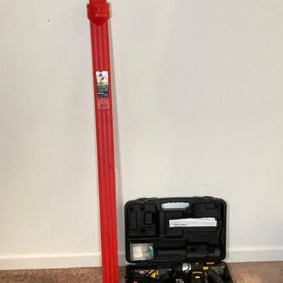 LOT 77: Craftsman Sears, Roebuck and Co. Drill / Driver Model # 315.271231, Craftsman 48" Level and Dura Guard Level Case