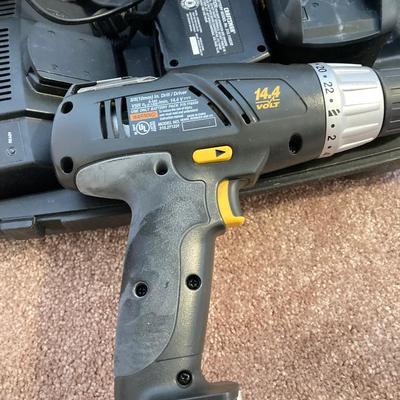 LOT 77: Craftsman Sears, Roebuck and Co. Drill / Driver Model # 315.271231, Craftsman 48" Level and Dura Guard Level Case