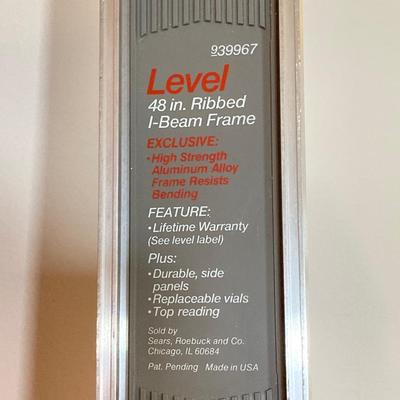 LOT 77: Craftsman Sears, Roebuck and Co. Drill / Driver Model # 315.271231, Craftsman 48" Level and Dura Guard Level Case