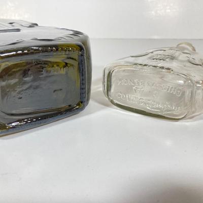 LOT 81: Vintage Still Life Wall Hanging and Pair of Violin Shaped Bottles