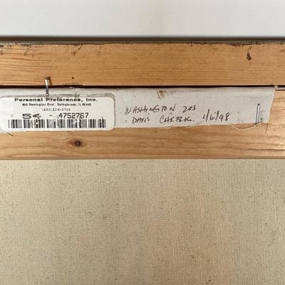 LOT 81: Vintage Still Life Wall Hanging and Pair of Violin Shaped Bottles