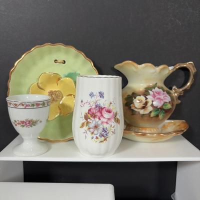 LOT 107: Lovely Collection of Knick Knacks: Limoges, Josef Originals, Galos Lady Figurine, Royal Albert, Arklow & More